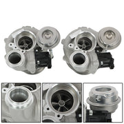 DURAFORCE 11657576985 2PCS Turbocharger for BMW 550i 650i 750i X5 X6 xDrive N63 4.4L V8