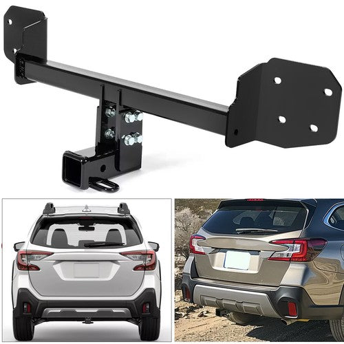 Class 3 Black Trailer Tow Hitch 2 Inch Receiver For Subaru Outback Sport Wagon 10-19