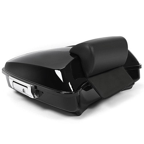 DURAFORCE Razor Trunk Pack Backrest Mount Rack For Harley Touring Road King 1997-2008