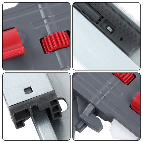 DURAFORCE 4Pair 18Inch Undermount Soft Close Drawer Slides with 3D Adjustable Lock Device