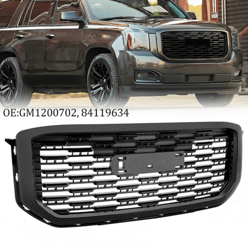 DURAFORCE For GMC Yukon Denali Style 2015-2020 22936421 Front Upper Grille Gloss Black ABS