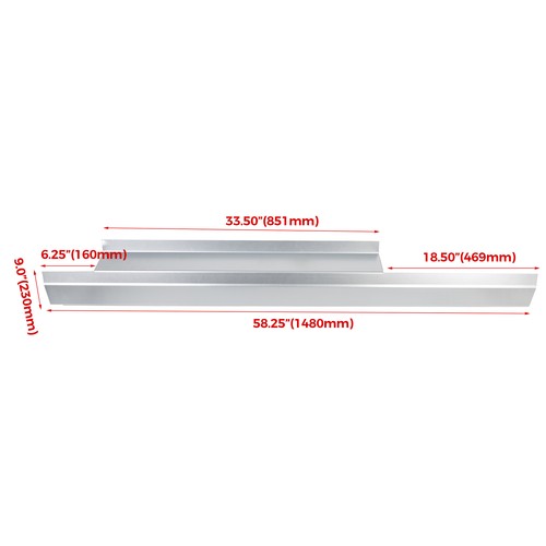 Slip On Outer Rocker Panel for 07-13 08 09 Silverado Sierra 2 Door Standard Cab