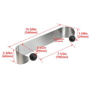 DURAFORCE Paper Towel Holder Under Cabinet Wall Mount Stainless Steel Rack Kitchen