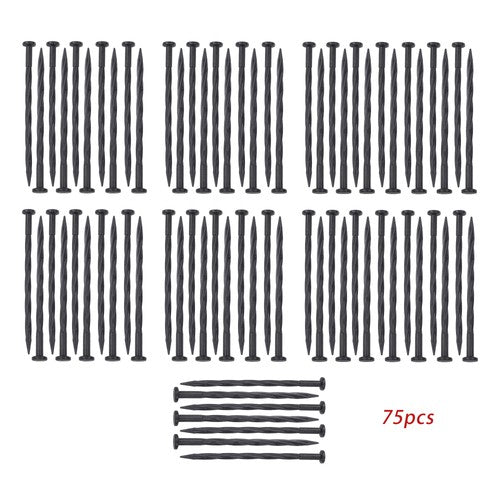 DURAFORCE 49FT 4" Garden Landscape Edging With 75 8-In Spikes No Dig Lawn Edging Border