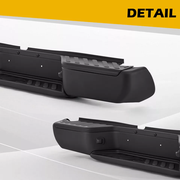 DURAFORCE Black Steel Rear Step Bumper for 2005-2021 for Nissan Frontier no Sensor Holes