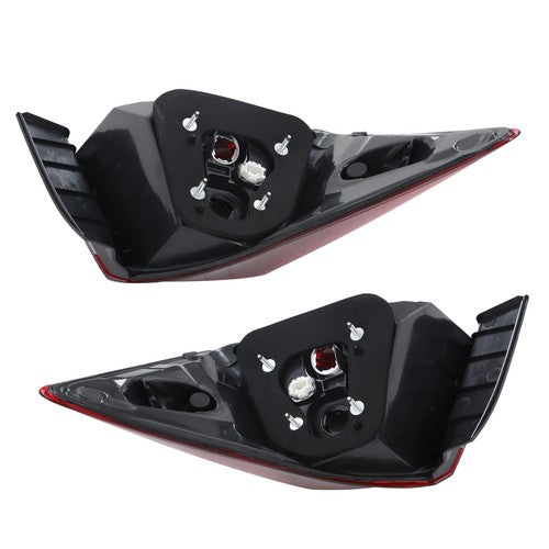 DURAFORCE Left & Right Side Tail Lamps For Honda Accord 2016-2017 Pair Tail Lights Outer