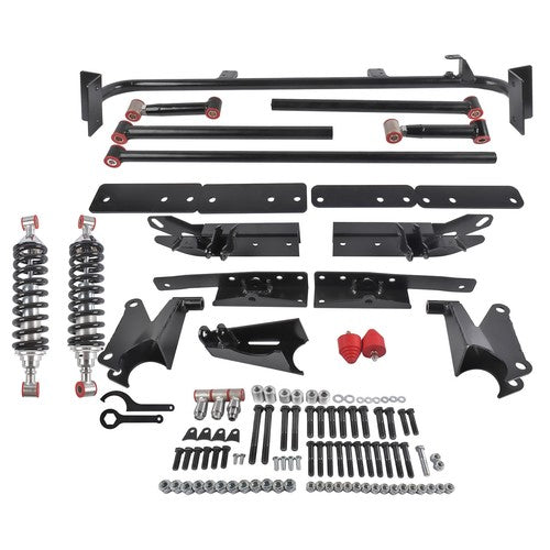 DURAFORCE For 1967-69 Chevy Camaro SS Z28 Adjustable Bolt On Rear 4-Link Kit w/ Coilovers