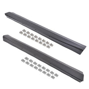 DURAFORCE Pair Front Lower Door Trim Molding Black for Cadillac XT5 2017-2025 Left & Right