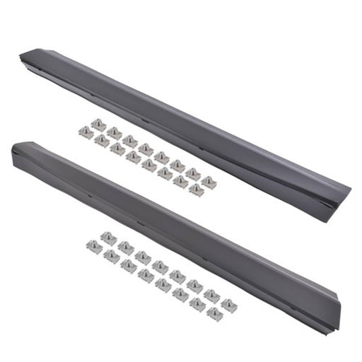 DURAFORCE Pair Front Lower Door Trim Molding Black for Cadillac XT5 2017-2025 Left & Right