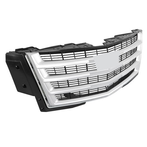DURAFORCE Grille Model Silver Gray Front Mesh Grille For Cadillac Escalade 2015 16-2020