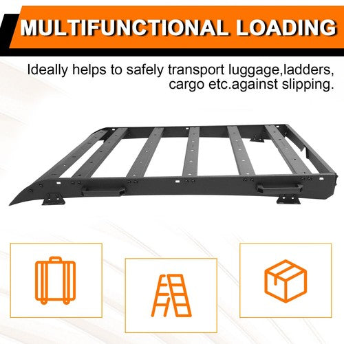 Roof Rack Cargo Carrier Steel For Toyota Tacoma 2005 To 2023 Double Cab 330 Lbs