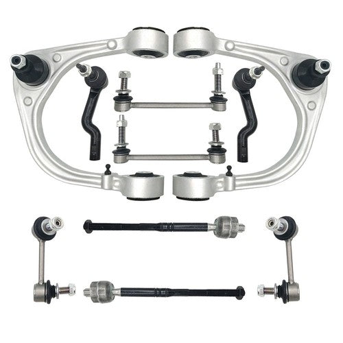 DURAFORCE Front Upper Control Arm Ball Joint Tie Rod Ends Kit For 08-14 Cadillac CTS Sedan