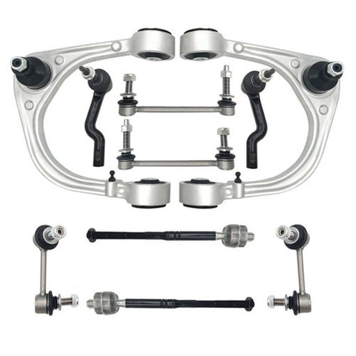 DURAFORCE Front Upper Control Arm Ball Joint Tie Rod Ends Kit For 08-14 Cadillac CTS Sedan