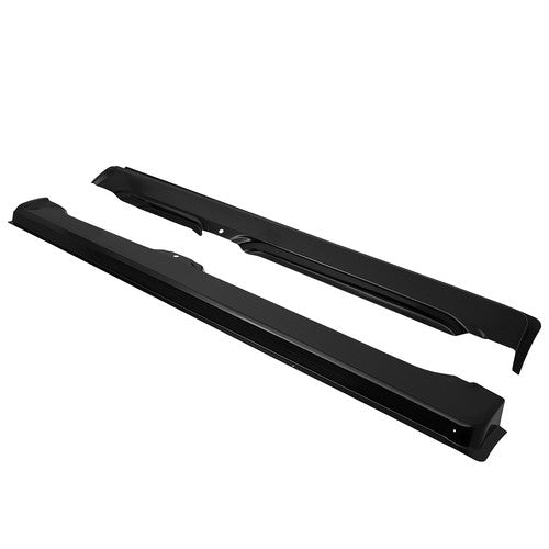 DURAFORCE Left Right Rocker Panel for Dodge Ram Quad Cab 1500 2500 3500 2002 2008 Black