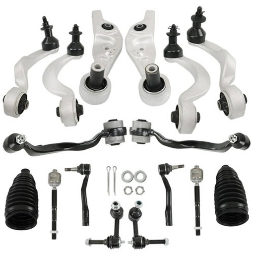 DURAFORCE 16pc Front Lower Upper Control Arms Ball joint Tie Rod Kit For Lexus LS460 07-17