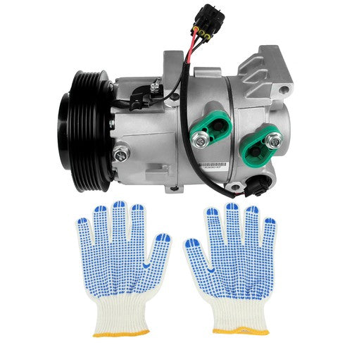 DURAFORCE A/C Compressor with Clutch For Hyundai Accent Kia Rio 1.6L l4 GAS DOHC 2018-2019