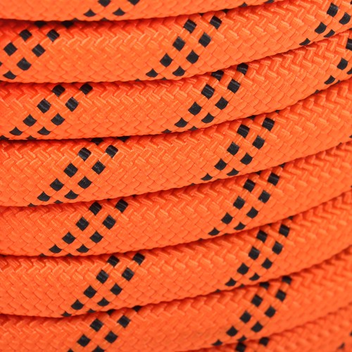 DURAFORCE 5174 Pounds Orange Black1/2 in X120' 48 Stranded Braided Rope Breaking Strength
