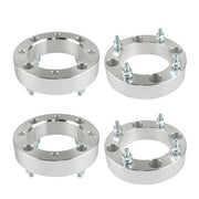DURAFORCE For 1991-1996 Kawasaki Mule 500 Silver X4 4x137 Wheel Spacer 1.5" 110mm M10x1.25