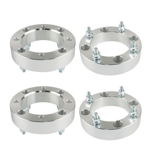 DURAFORCE For 1991-1996 Kawasaki Mule 500 Silver X4 4x137 Wheel Spacer 1.5" 110mm M10x1.25