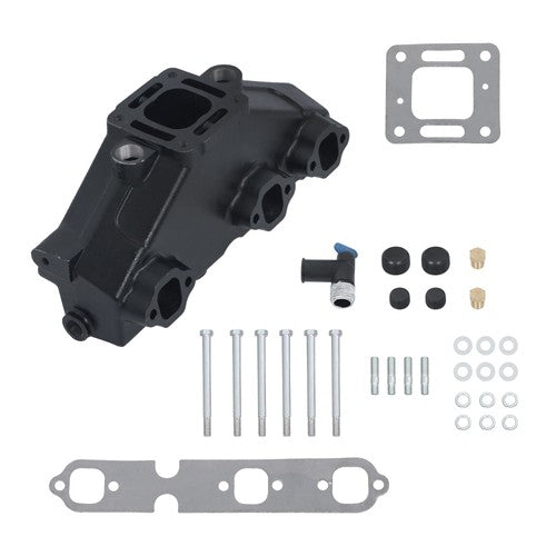 DURAFORCE NEW Exhaust Manifold For MerCruiser Marine GM V6 175 185 205 262 4.3L 1985-2002