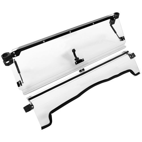 DURAFORCE 2-in-1 Folding Windshield Windscreen For Kawasaki Teryx 4 800/800/4 750 12-15