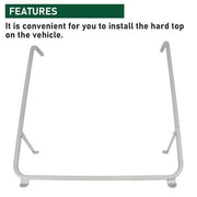 DURAFORCE Golf Cart Front Roof Top Strut Support Bracket For 82-99 Club Car DS & Carryall