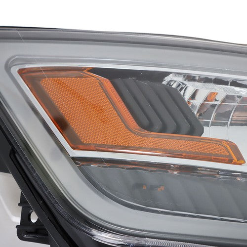 DURAFORCE Passenger Headlight Fit For Ford Explorer 2016 217 2018 Halogen w/LED DRL Clear