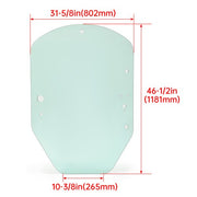 DURAFORCE Cab Door Glass Windshield For John Deere Skid Steer E Series 318E 333E #T344818