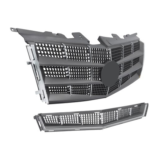 DURAFORCE Front Upper Grille&Lower Grille 2Pc For Cadillac CTS 2008-2011 25896041 25896043
