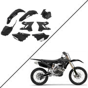 DURAFORCE For Yamaha YZ125 YZ250 2002-2020 Restyle Black Plastic Kit Set 2018 Style