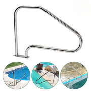 DURAFORCE 46x35" 304 Stainless Steel Swimming Pool Ladder Step Handrail In-Ground