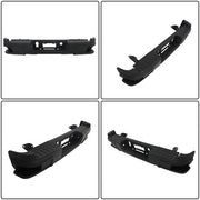 DURAFORCE Rear Step Bumper Black For 2015-2022 Chevy Colorado Canyon W/o Sensor Holes