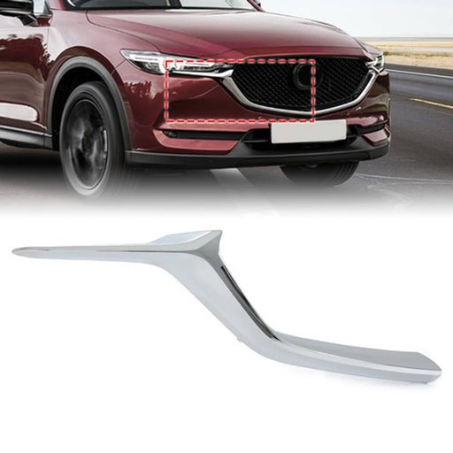 DURAFORCE Passenger Right Front Bumper Lower Grille Molding Trim for Mazda CX-5 2017-2021