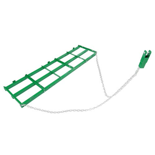DURAFORCE 6 FT Yard Drag Harrow Grader Rake w/ 4 FT Chain For universal ATV/UTV/Tractor
