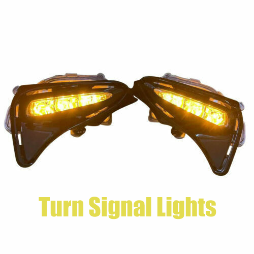 DURAFORCE LED Fog Light DRL Turn Signal Lamp w/Wiring For 2017-2019 Toyota Corolla LE XLE