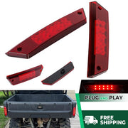 DURAFORCE Pair Tail Light LH & RH For 09-16 Polaris Ranger 500 700 800 900 Replace 2411099