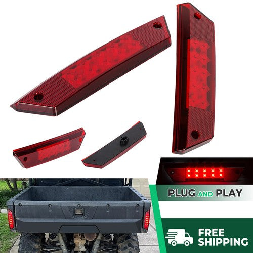 DURAFORCE Pair Tail Light LH & RH For 09-16 Polaris Ranger 500 700 800 900 Replace 2411099