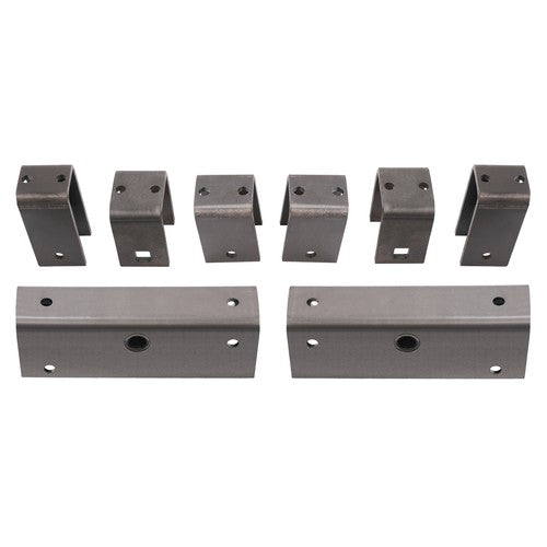 Steel Tandem Axle Slipper Spring Trailer Hanger Kit for 2 Inch Wide Slipper Spring