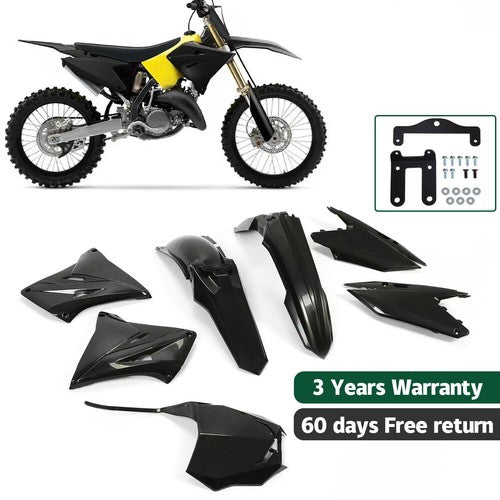DURAFORCE Complete Plastics Kit Fairing Bodywork Set For Suzuki RM250 RM125 2001-2008