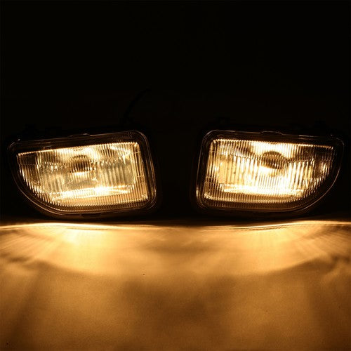 Front Bumper Driving Fog Lights Lamp Kit Clear for Toyota MR2 91 92-1995 Bulbs