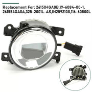 DURAFORCE Front Left Side Fog Light Bumper Mounted Lamp For Infiniti Q50 QX60 QX80 14-20