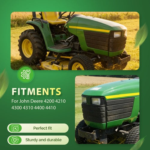 DURAFORCE For John Deere 4210 4310 4410 #LVU10564 LVU10565 Side Panels & Screen Grille
