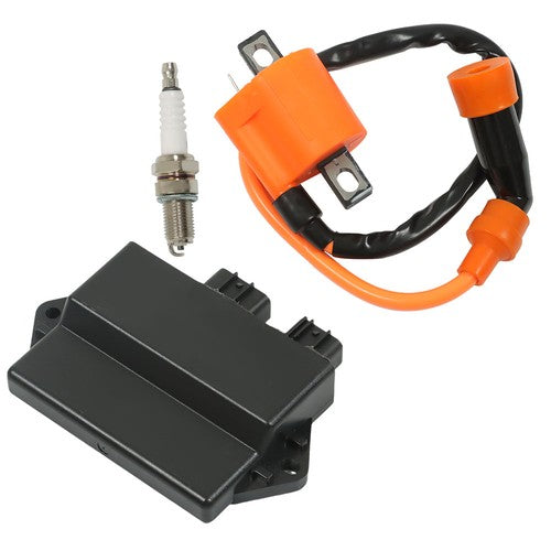 DURAFORCE For Yamaha Warrior 350 YFM350X 1997-2001 ATV Ignition Coil CDI Spark Plug New