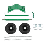 DURAFORCE 600LBS Log Skate Towing Attachment Universal Home&Garden Heavy Duty 24" chains