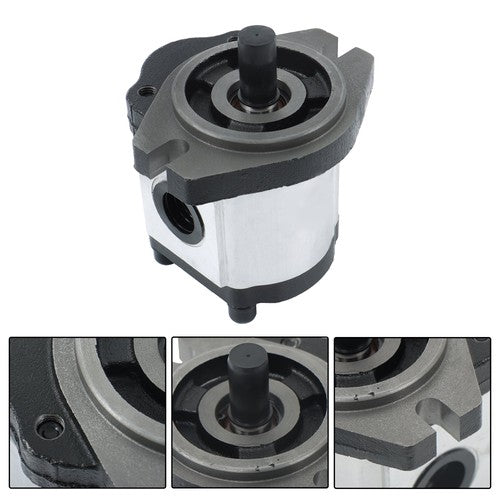 DURAFORCE Hydraulic Gear Pump 2-9 GPM 9 Tooth Spline Shaft, CCW Cast Iron, SAE A-2 Bolts