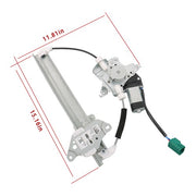 DURAFORCE 748-526 For Nissan Altima 2007-2012 Rear Left Window Regulator w/2-pin Motor