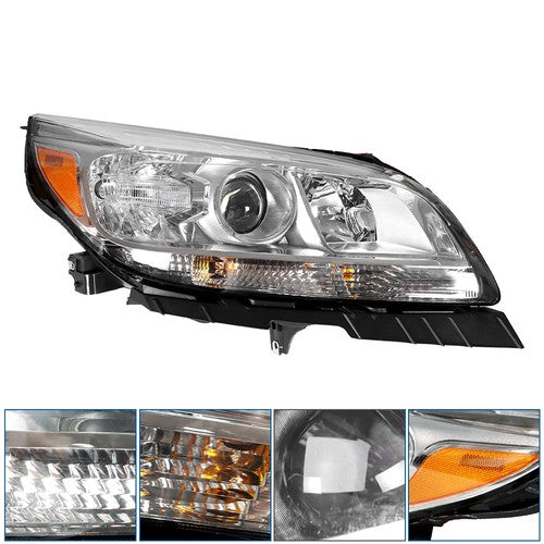 DURAFORCE Halogen For Chervolet Malibu 2013 2014 2015 Headlights Driver+Passenger Side