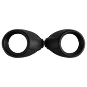 DURAFORCE Front Bumper Fog Light Cover Bezels Pair Matte Black for 2012-2014 for Ford Focus
