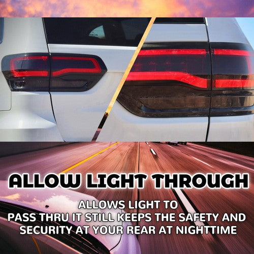 Gloss Black Tail Light Lamp Cover Trim Bezel for 2014-2021 Jeep Grand Cherokee