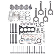 DURAFORCE Engine Rebuild & Connecting Rod & Piston Kit for Hyundai Veloster Kia Rio Soul